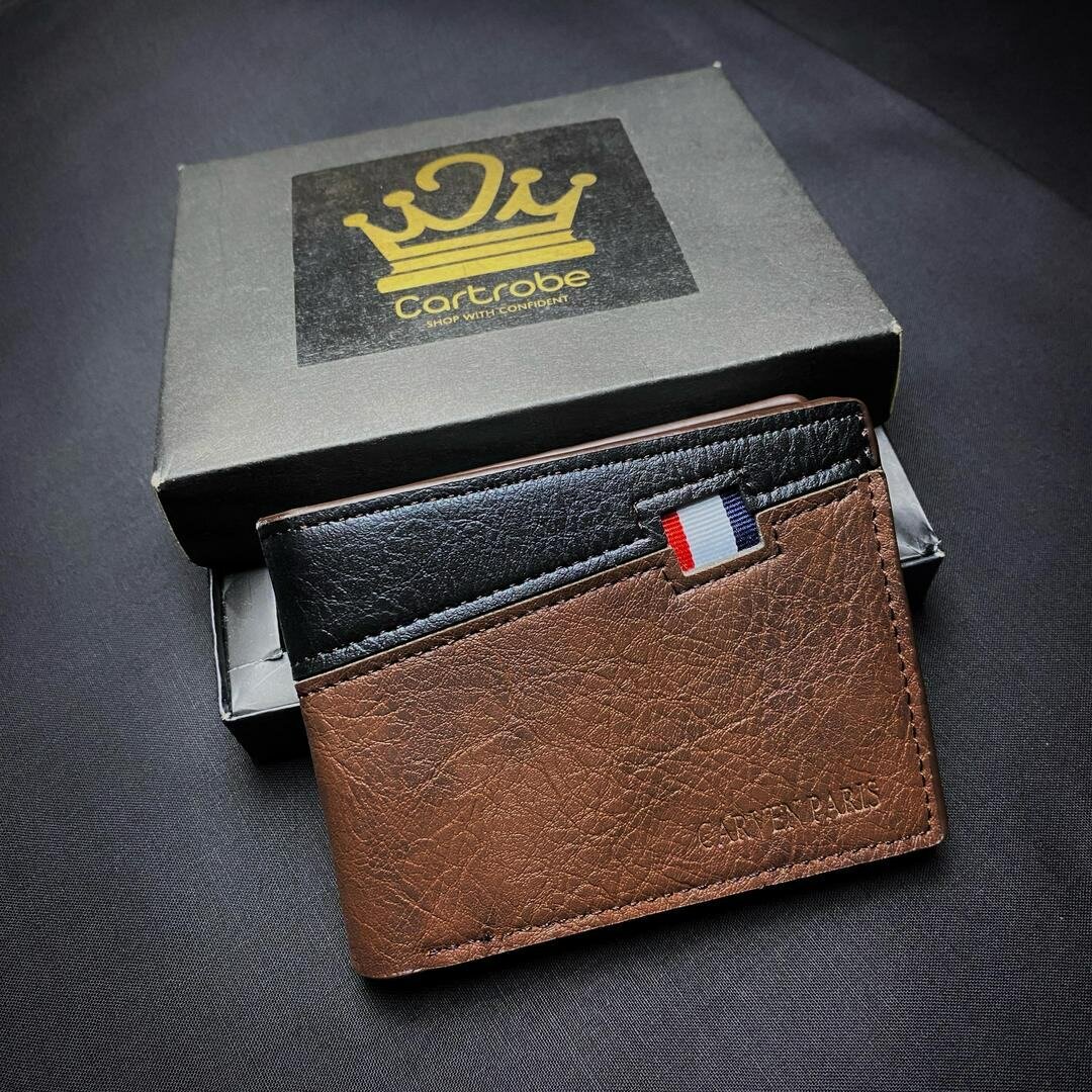 Men's Textured Synthetic Leather Wallet