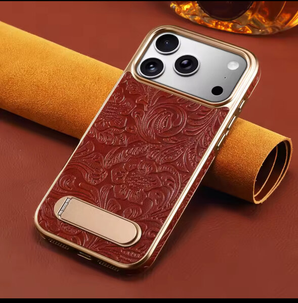 Coque en cuir pour iPhone