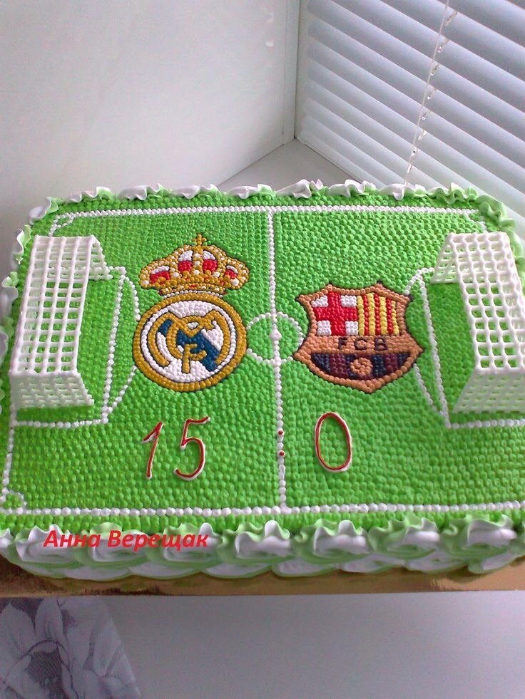 Gâteau Terrain de foot