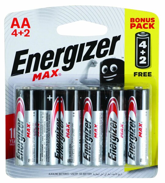 Energizer 4+2 AA battery