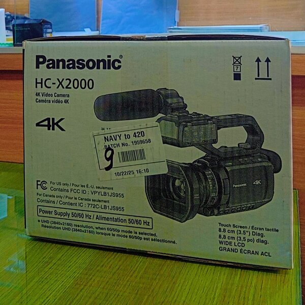 Caméra vidéo 4K Panasonic