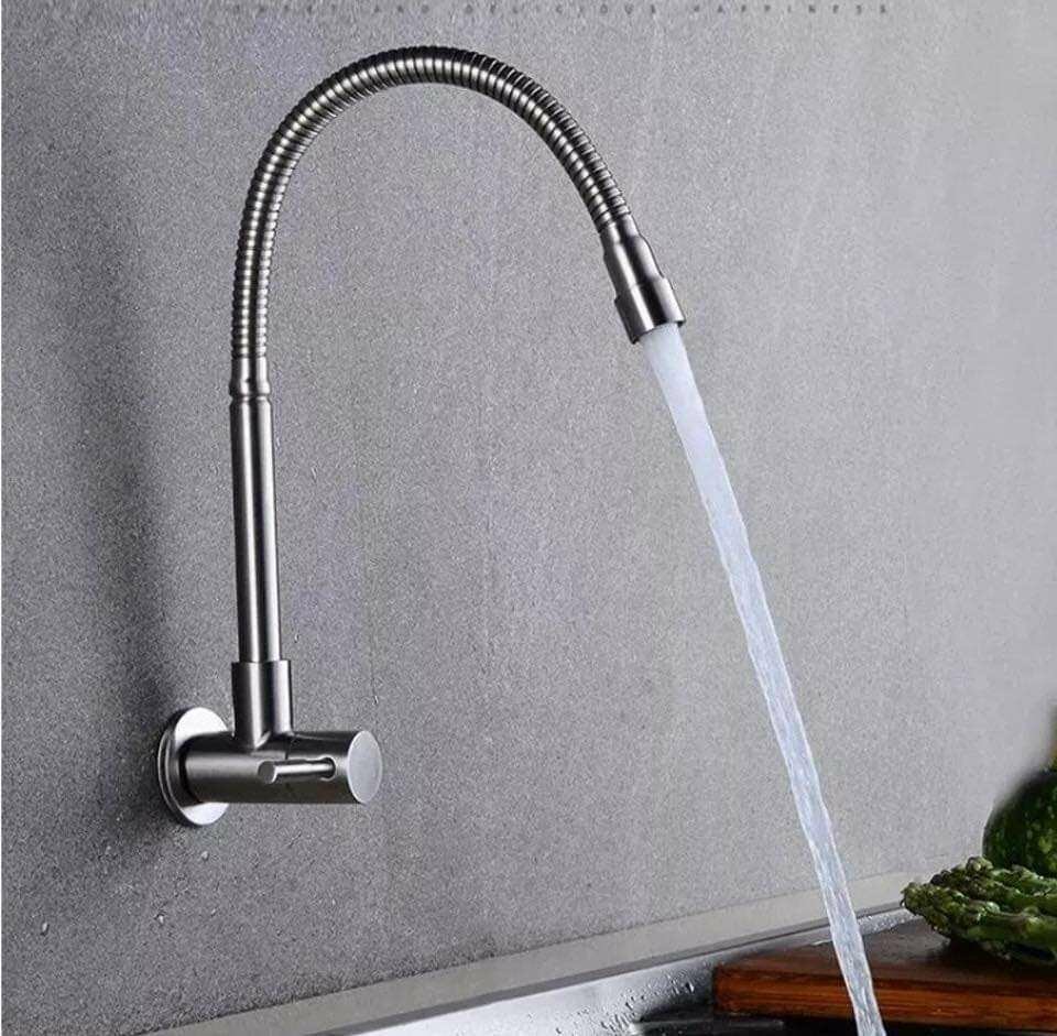 Robinet pivotant en acier inoxydable