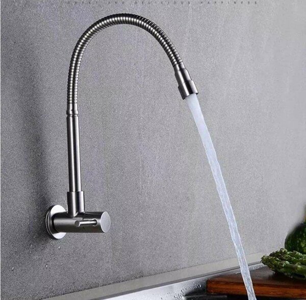 Robinet pivotant en acier inoxydable