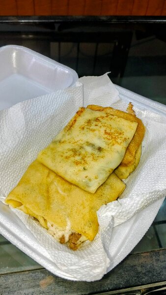 Crêpes fourrées viande hachée