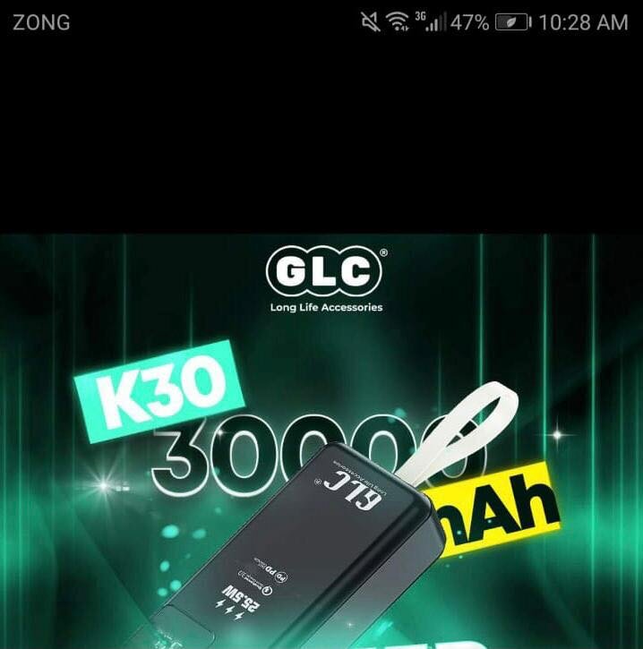 GLC k30 power bank/30000mAh power bank/
