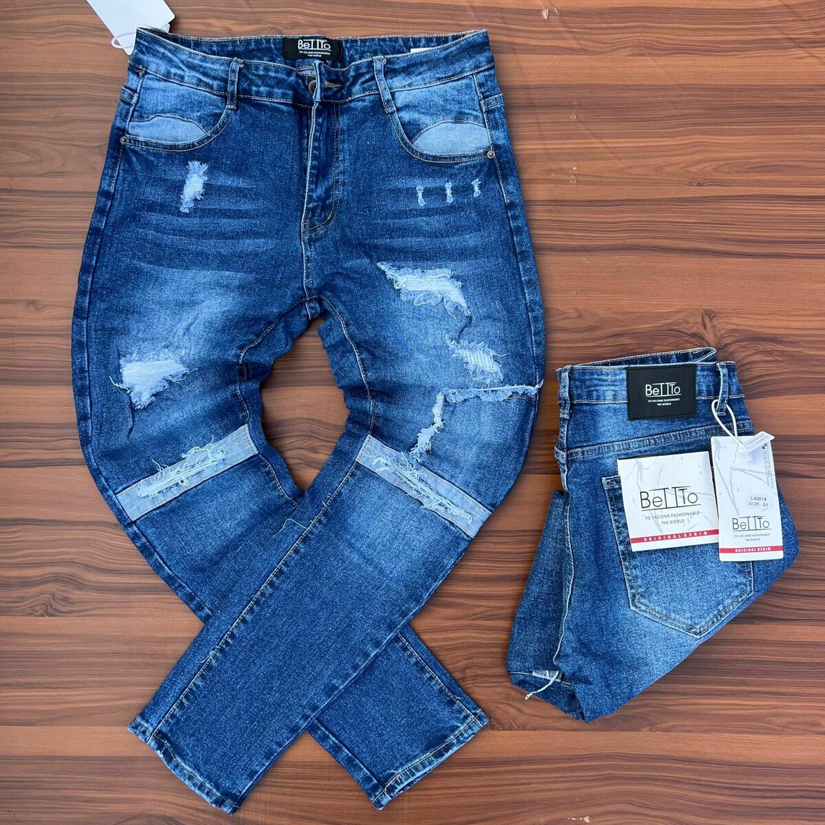 Stock quality jeans tra