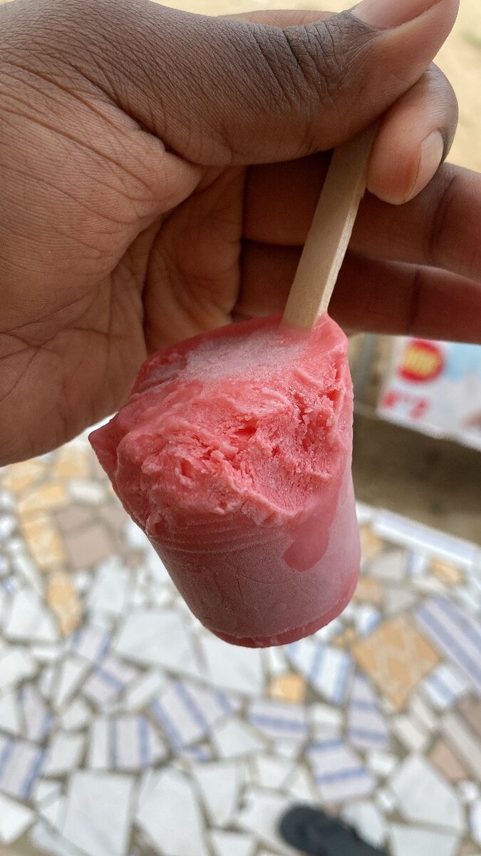 Lots de 15 glaces à la fraise