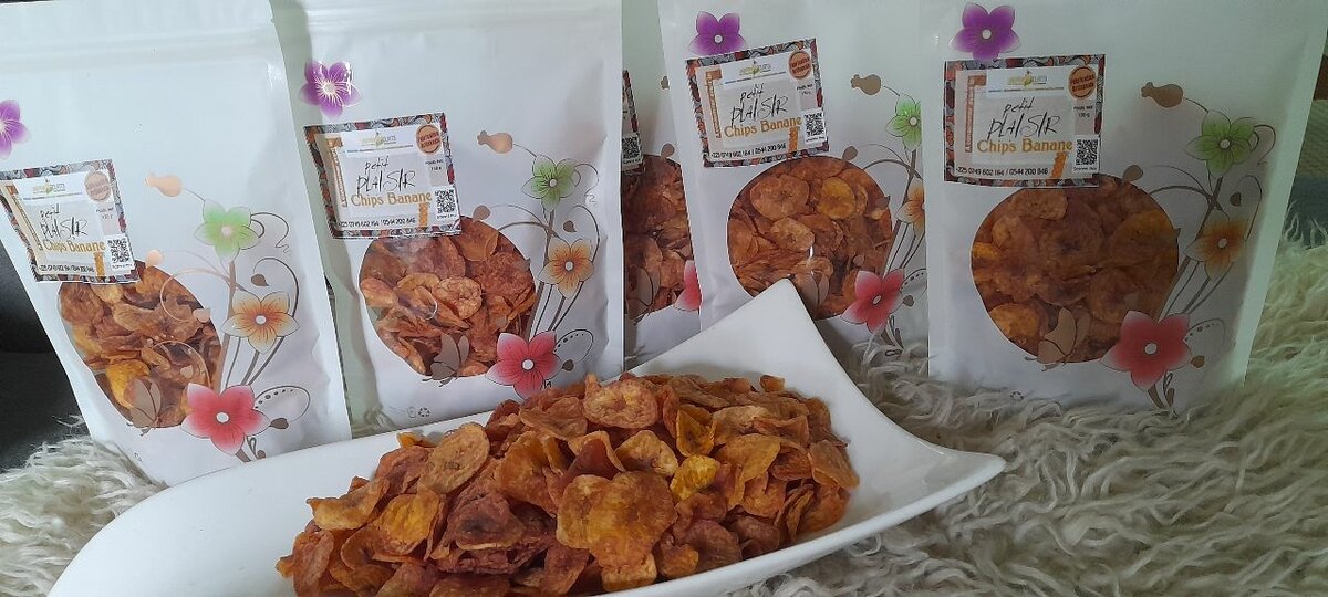 Chips de Bananes mûres