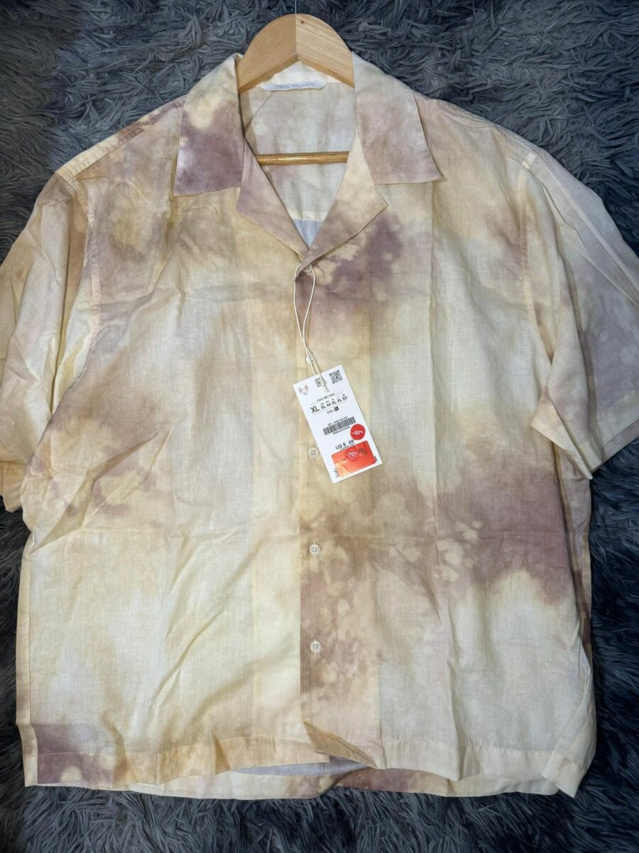 Chemise été homme motifs floraux