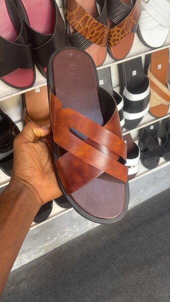 Sandales en cuir pour hommes