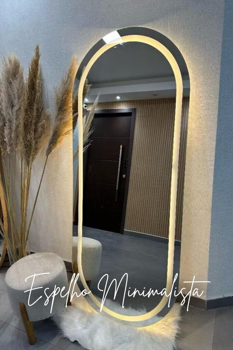 Miroir LED minimaliste