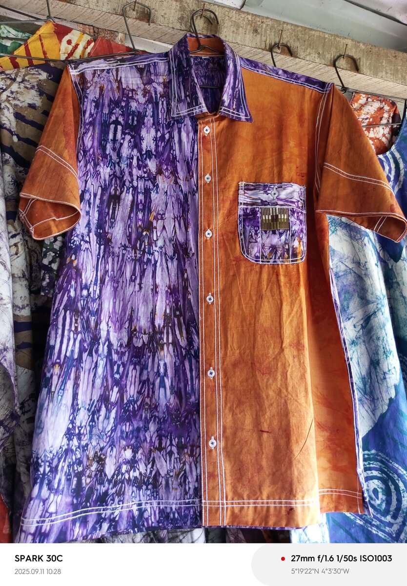 Chemise en Coton Bicolore