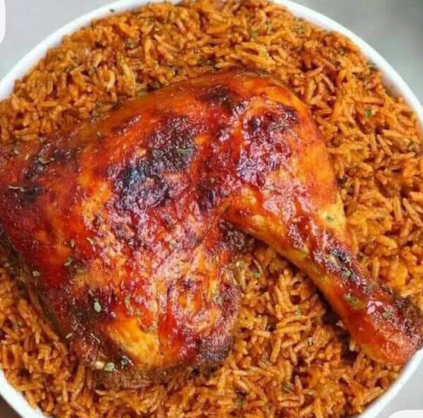 Amala et jollof Rice