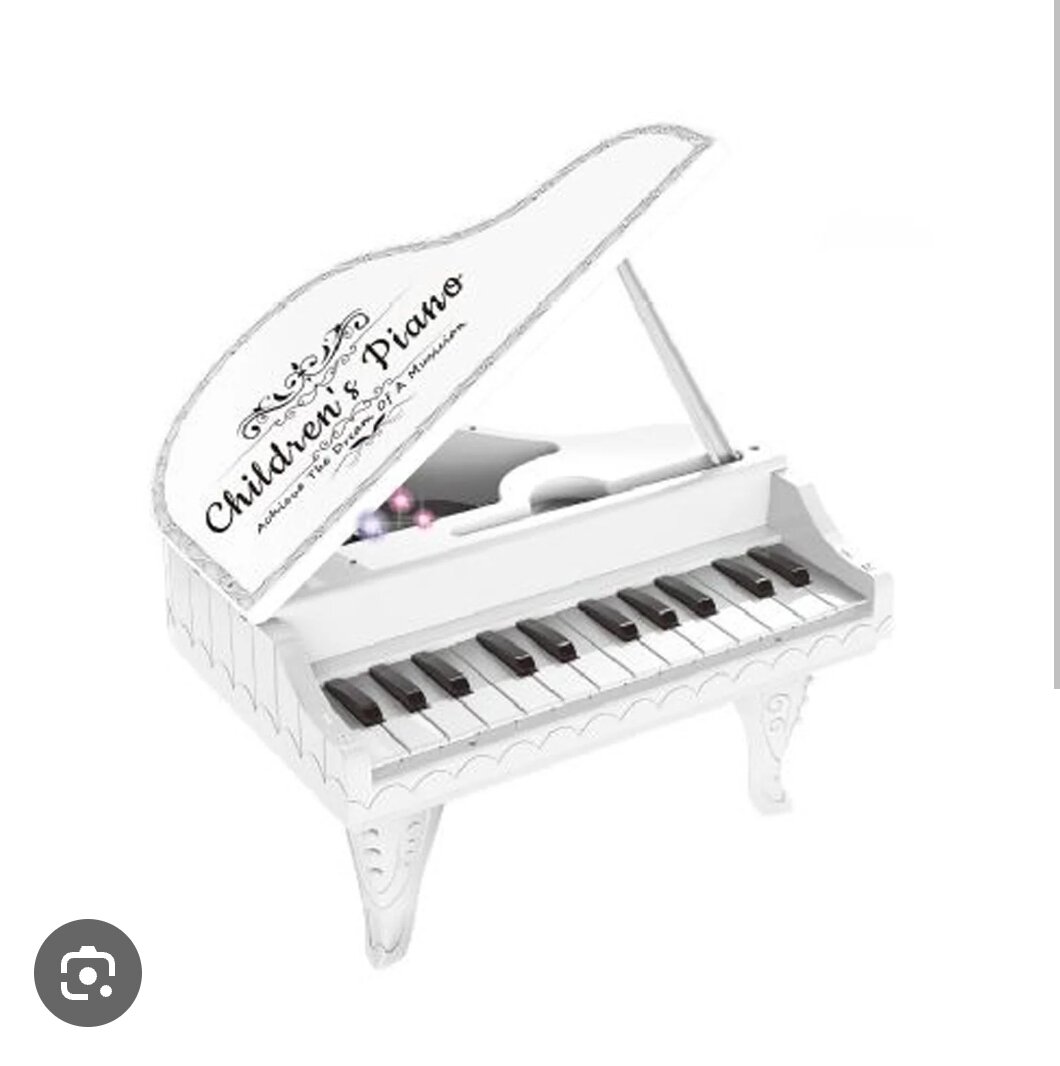 Piano enfant musical blanc