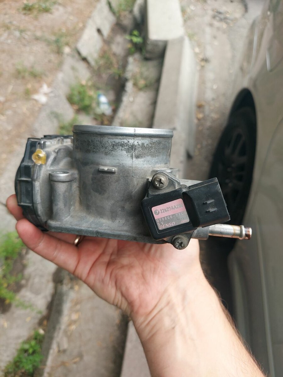 Дроссельна заслонка субару 2.5