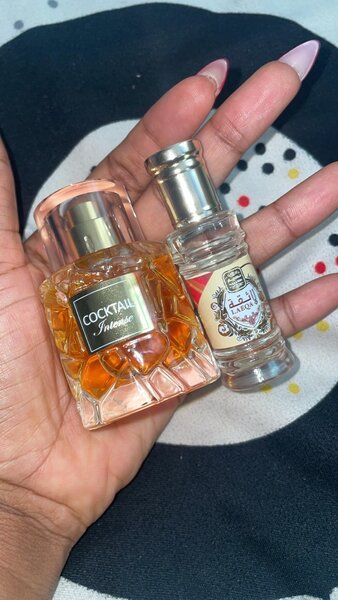 Parfum cocktail et une huile