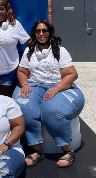 Pantalon et jupe de gros femme