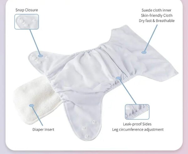 Couche Lavable Réutilisable