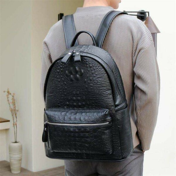 Sac à dos en cuir tendance