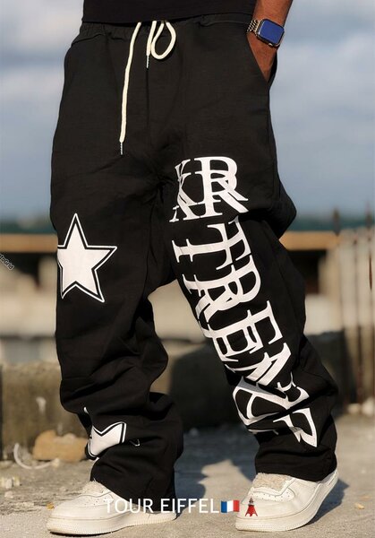 Pantalon large streetwear
