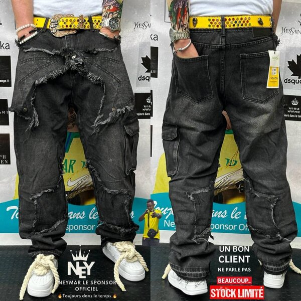 Jeans décontractés déchirés