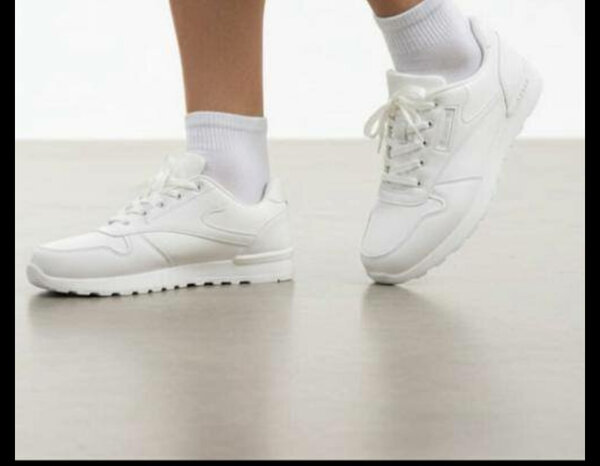 Baskets blanches en cuir