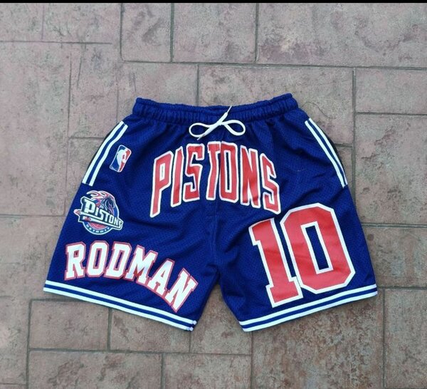 Shorts de basketball Pistons