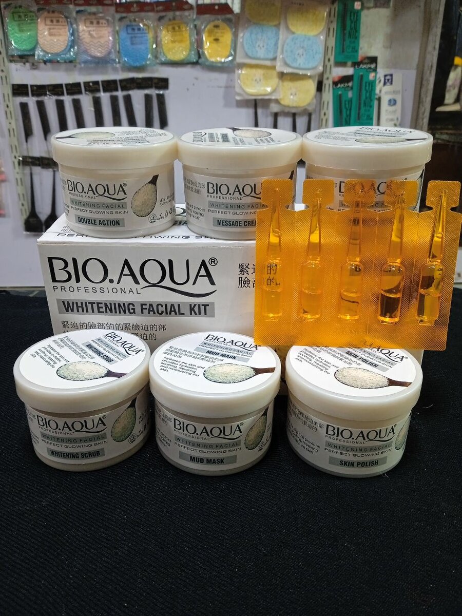 Bioaqua facial kit with withing serum far all skin type  wit