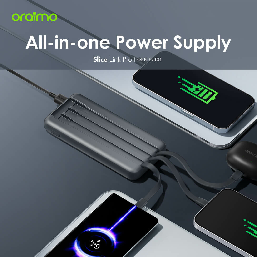ORAIMO SLICE LINK PRO 10000 MAH 22.5W Power Bank