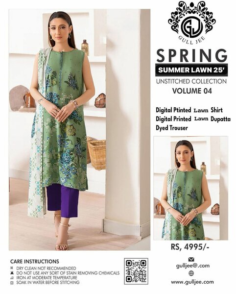 Women clothes, unstitched suit for women summer collection