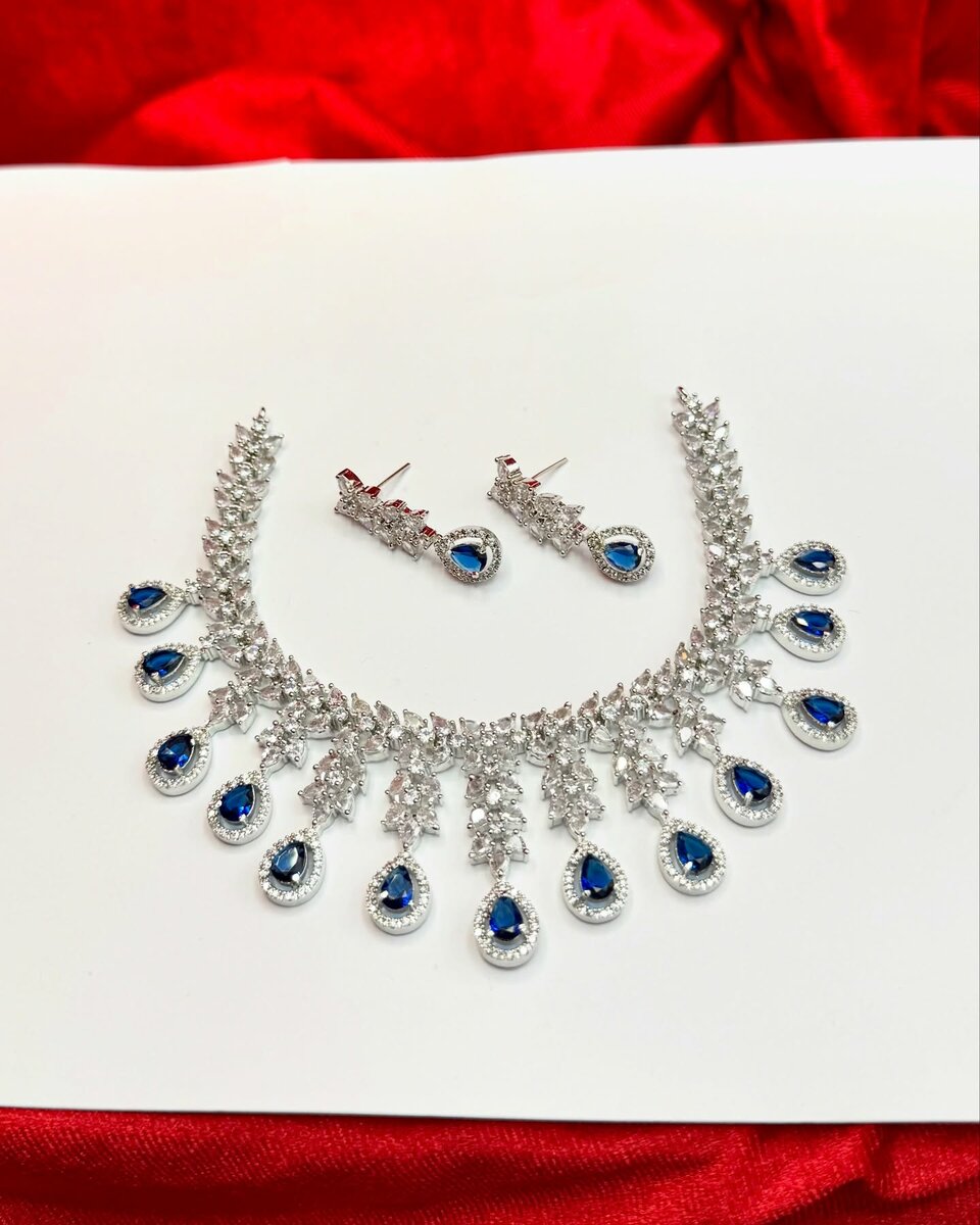 American Diamond 1 karat set