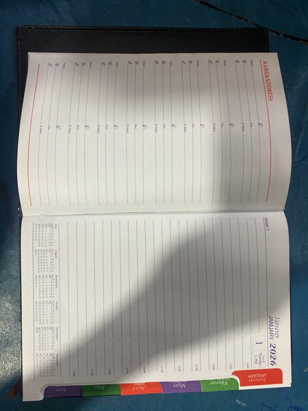 Agenda 2026 en Similicuir