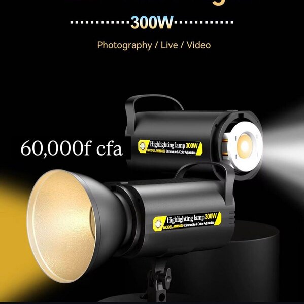 Lampe Studio 300W Photo Vidéo