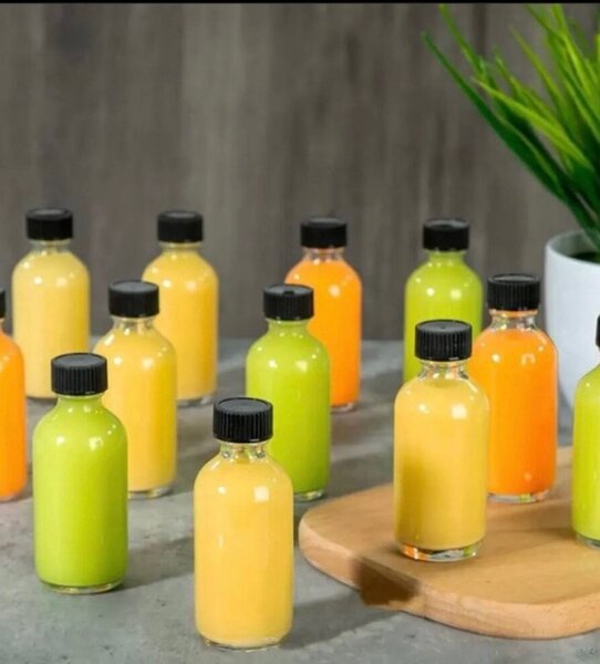 Wellness Ginger Shot Bottle with Lid 60ml