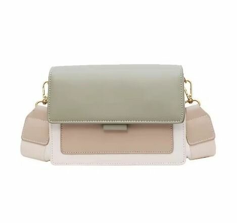 Sac à main en cuir multicolore