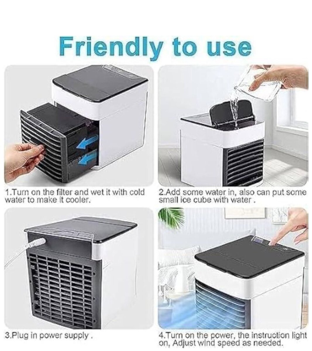 Mini Air Conditioner-white