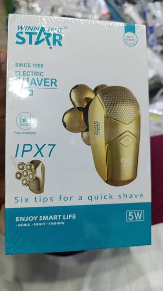 Rasoir électrique étanche IPX7 Or