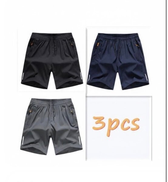 Shorts de sport pour hommes 3 pièces