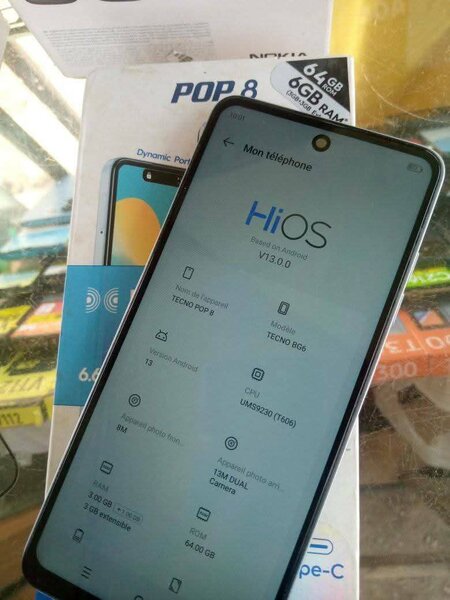 Tecno Pop 8 Smartphone 4G 64GB