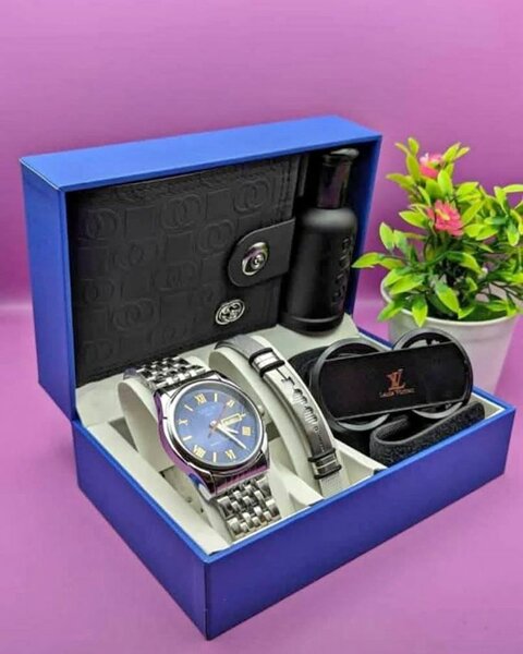 Ensemble Montre et Accessoires Homme Luxe