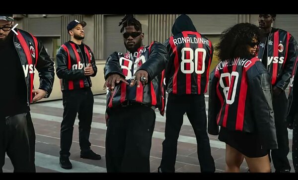 Veste en cuir Ronaldinho style