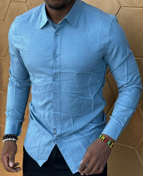 Chemise bleu