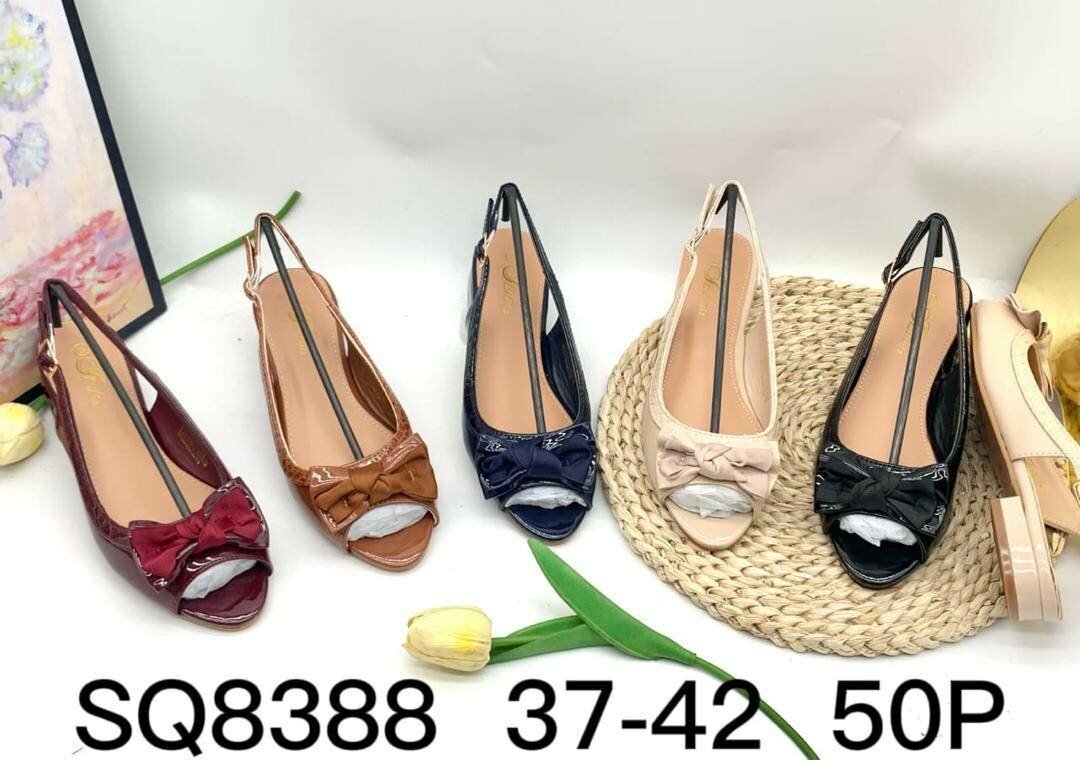 Ballerines à talon ouvert élégantes