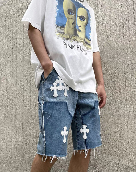 Shorts en jean tendance homme