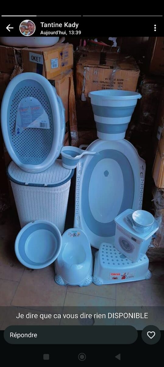 Set de Bain pliables pour Bébé