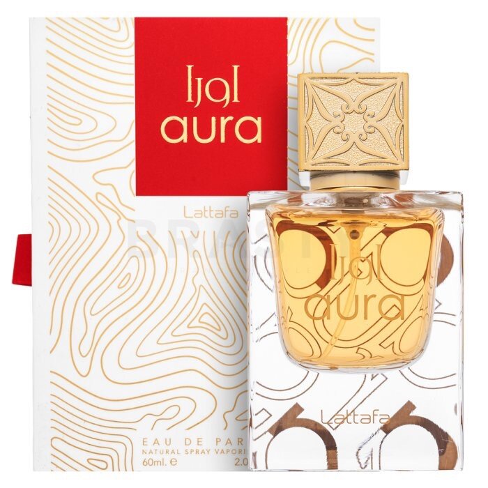 Lattafa Aura Eau De Parfum Spray for Unisex, 2.0 Ounce