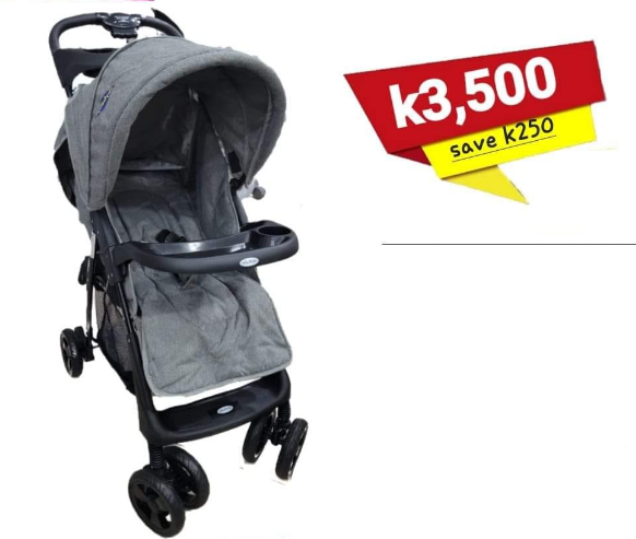 grey stroller