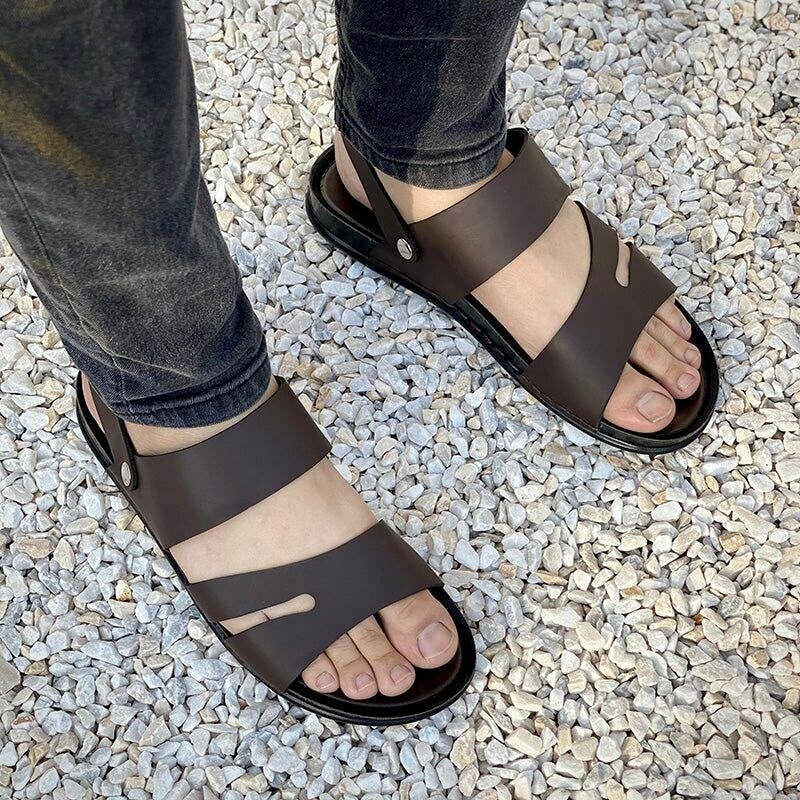 Men sandals black