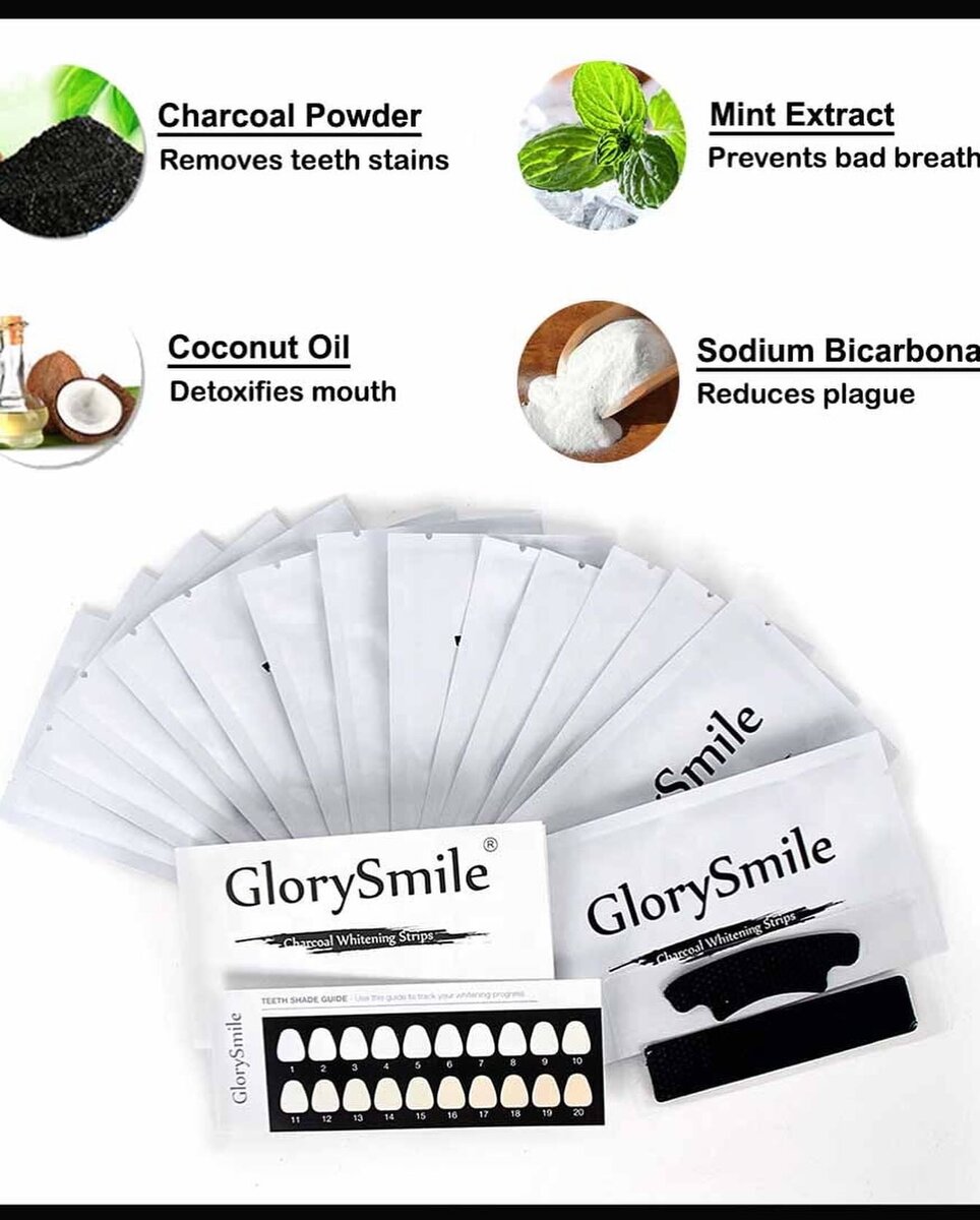 Glory Smile bandes de blanchiment des dents