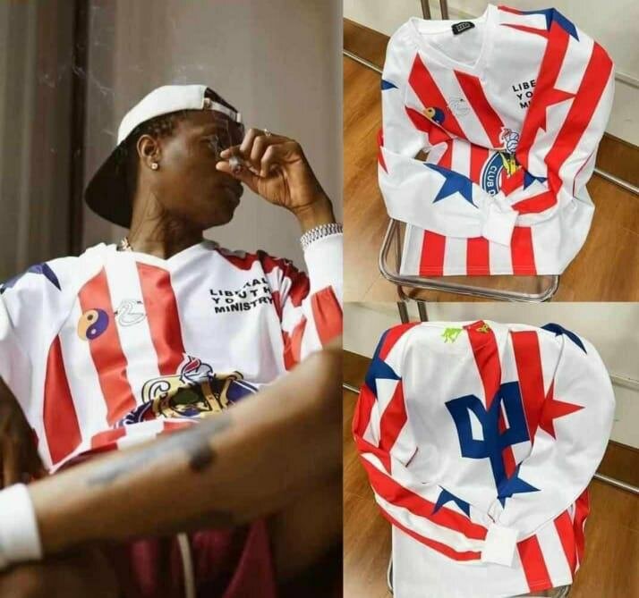 Sweat-shirt rayé style streetwear